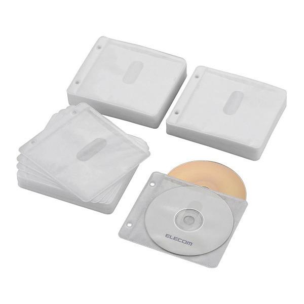 �s�D�z�P�[�X ELECOM �G���R�� CCD-NBWB240WH Blu-ray�ECD�EDVD�Ή��s�D�z�P�[�X 240�� 2���t�� �z���C�g