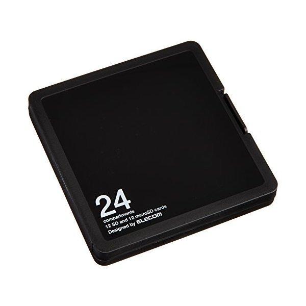J[hP[X ELECOM GR CMC-SDCPP24BK CfbNX䎆t SD12+microSD12[ ubN