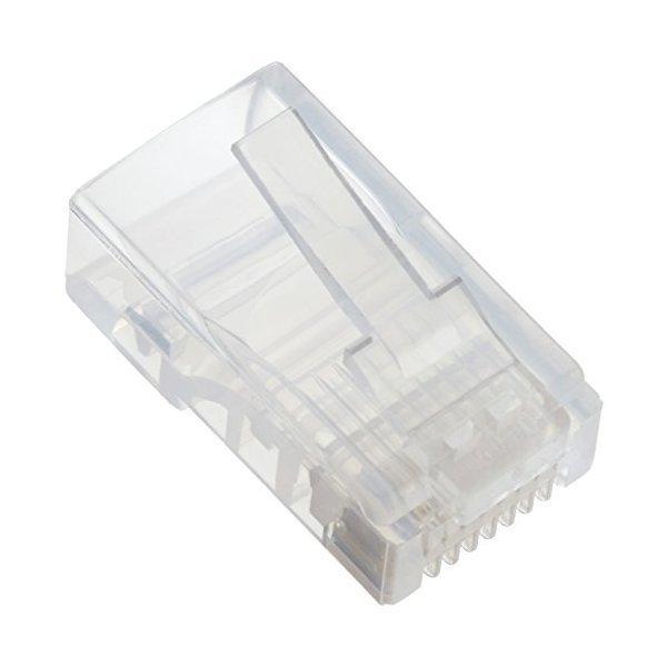 RJ45�R�l�N�^ ELECOM �G���R�� LD-RJ45T10/T Cat5e�Ή��c���܂�h�~LAN�R�l�N�^ 10��