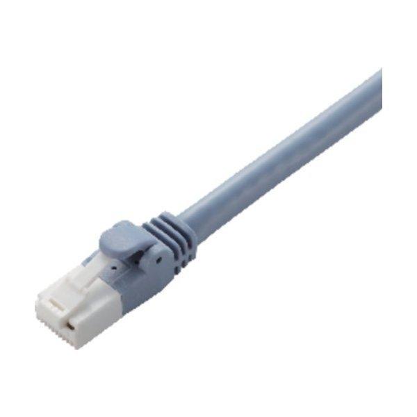 LAN�P�[�u�� ELECOM �G���R�� LD-GPAT/BU200 Cat6A �c�����܂�Ȃ� RJ45�R�l�N�^ 10Gbps �I�����C���w�K ���w�� ���w�� �u���[ ���[�J�[����