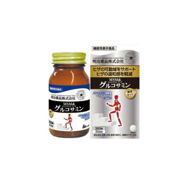 野口医学研究所 明治薬品 健康きらり MSM&グルコサミン 360粒 : 総合
