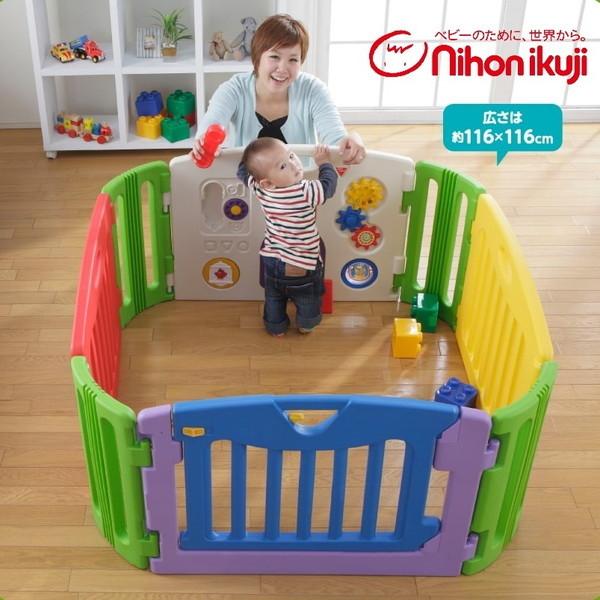 他サイト： 日本育児 ミュージカルキッズランド スクエア 5010010001 ベビーサークル 保証期間：6ヵ月の商品画像
