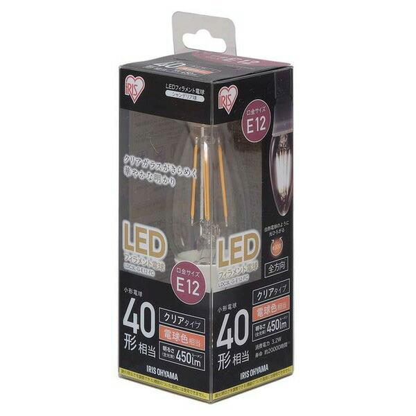 �A�C���X�I�[���} LDC3L-G-E12-FC �N���A�^�C�v ECOHiLUX LED�t�B�������g�d��(E12�����E40W�����E450lm�E�d���F)