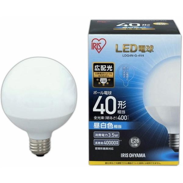 �A�C���X�I�[���} LDG4N-G-4V4 ECOHiLUX LED�d��(E26�����E40W�����E400lm�E�����F)