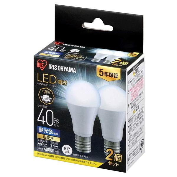 �A�C���X�I�[���} LDA4D-G-E17-4T62P LED�d�� E17 �L�z�� 40�`���� �����F 2�Z�b�g