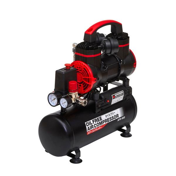 アサヒペン オイルフリーエアーコンプレッサー 8L APX-900  