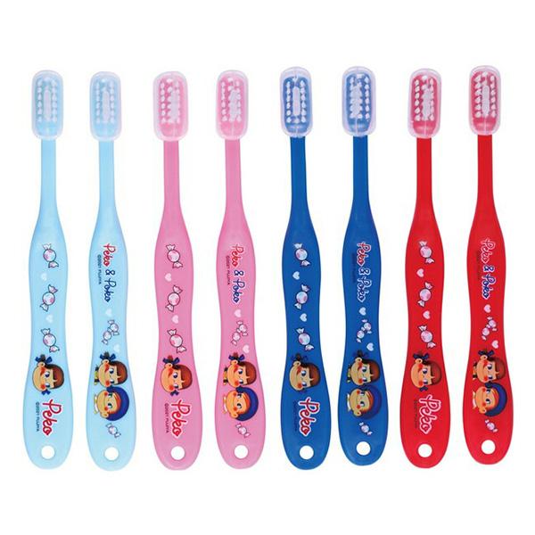スケーター TB5SE ペコちゃん 歯ブラシ 園児用 3-5才 普通 8本入 14cm 