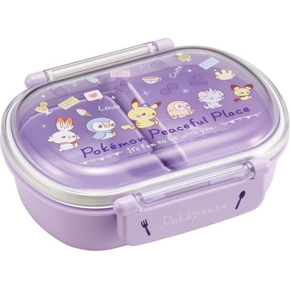 他サイト： スケーター QAF2BAAG ポケモン ポケピース 子供用 お弁当箱 1段 360ml ふわっと盛れるドーム型 抗菌加工の商品画像