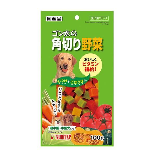 マルカン ゴン太の角切り 野菜入り 100g 犬用スナック : 総合通販