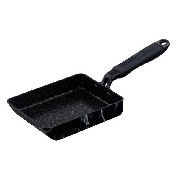 ベストコ NX-135 卵焼き器 13×18cm エッグパン IH ガス火 ブラック