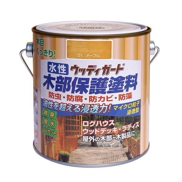 ニッペホームオンライン ニッペ 水性ウッディガード メープル 0.7L 