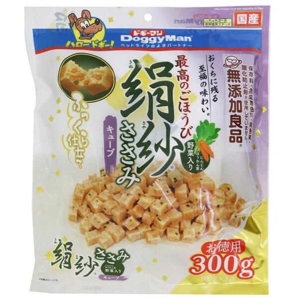 他サイト： ドギーマン 絹紗 キューブ 野菜入り300g(100g×3袋) メーカー直送の商品画像