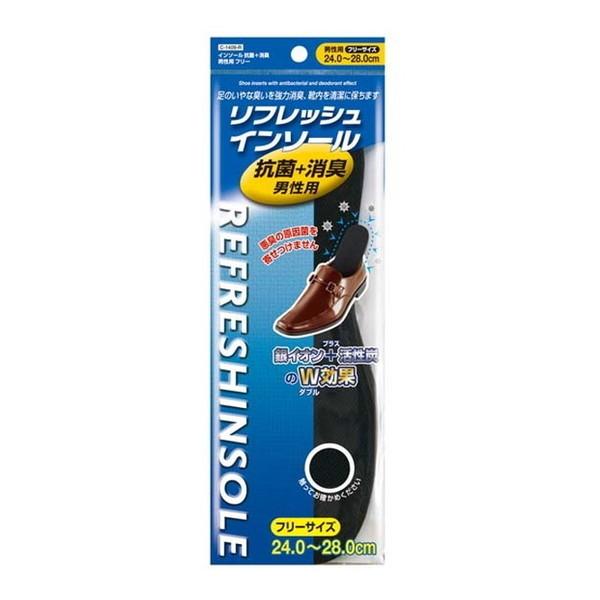 不動化学 リフレッシュインソール 抗菌+消臭 男性用 フリー 不動化学 リフレッシュインソール抗菌+消臭 男性用 : 総合通販PREMOA