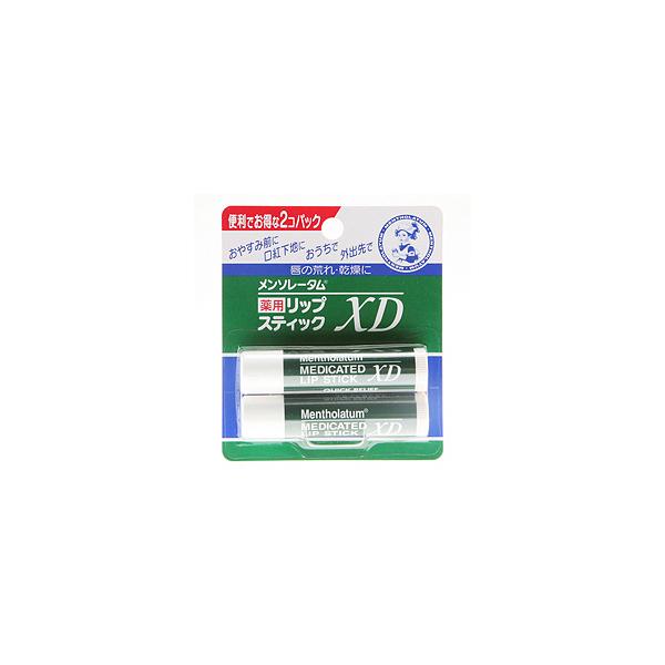 4987241105106 【200個入】 メンソレ−タム薬用リップXD 2個パック 93608【キャンセル不可】 ロート製薬 メンソレータム 薬用リップXD 2個パック : 総合通販PREMOA
