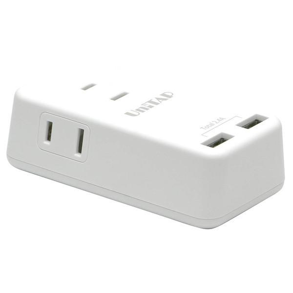 princeton PPS-UTAP3BWH �z���C�g Unitap �d���^�b�v3��USB���d2�|�[�g����OA�^�b�v