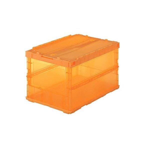 TRUSCO TSK-C50B-OR ���^�܂肽���݃R���e�i�X�P�� 50L���b�N�t�^�t �I�����W