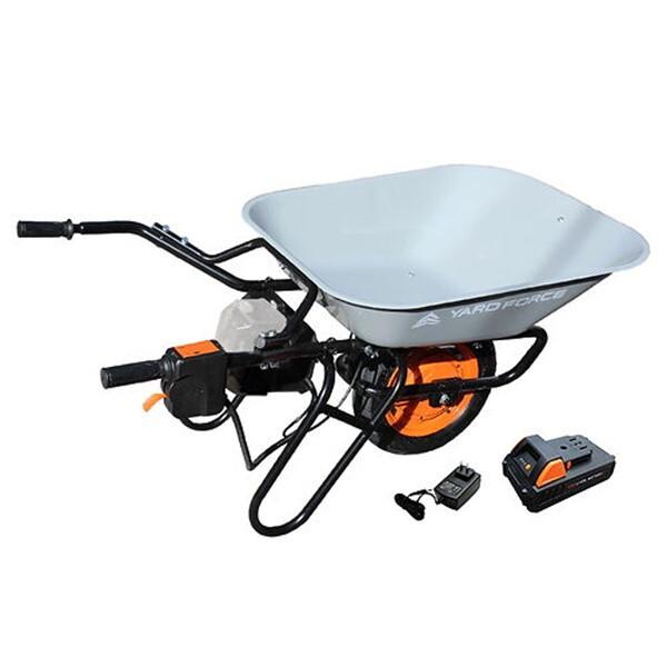 スチール一輪車 電動アシスト 最大100kg積載可能 ヤードフォース LX