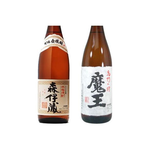 地域別 送料無料 森伊蔵 1800ml＋魔王 1800ml 合計2本セット 芋焼酎 宅