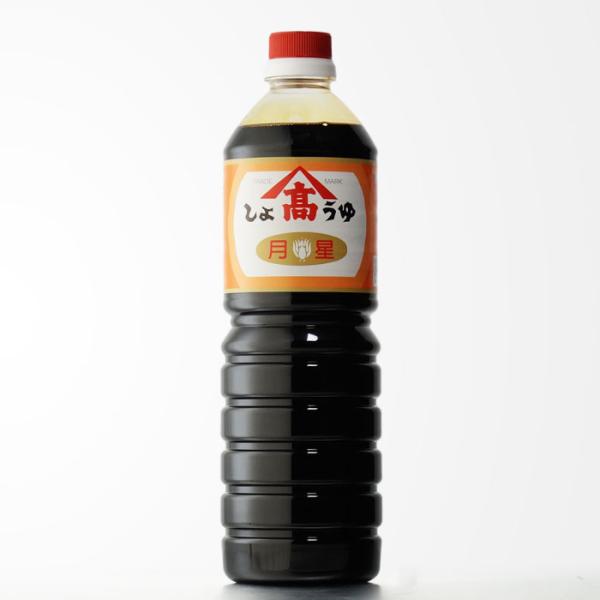 送料別 ヤマタカ醤油 こいくち醤油 月星 1000ml 福岡県 九州醤油 濃口醤油 しょうゆ 御中元