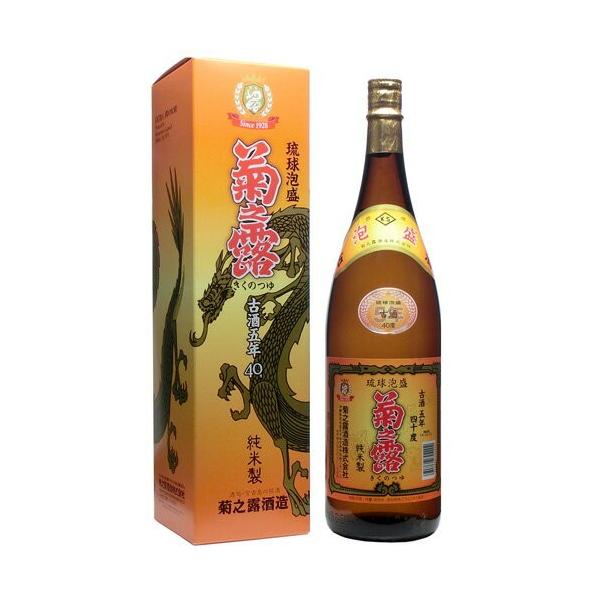 琉球泡盛 菊之露 古酒五年 40度 1800ml 菊之露酒造 泡盛 : 酒の