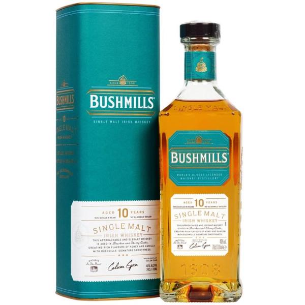 ブッシュミルズ 10年 箱入 並行輸入品 40％ 700ml アイリッシュ
