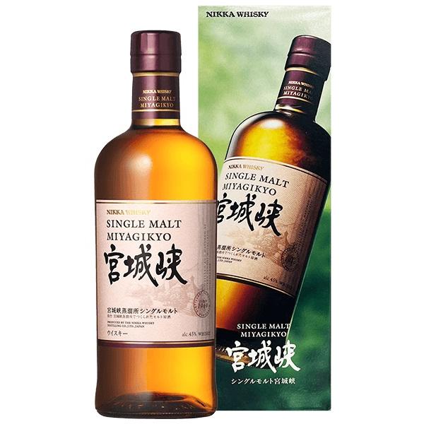 ニッカ シングルモルト 宮城峡 箱入 45％ 700ml ウイスキー : 酒の