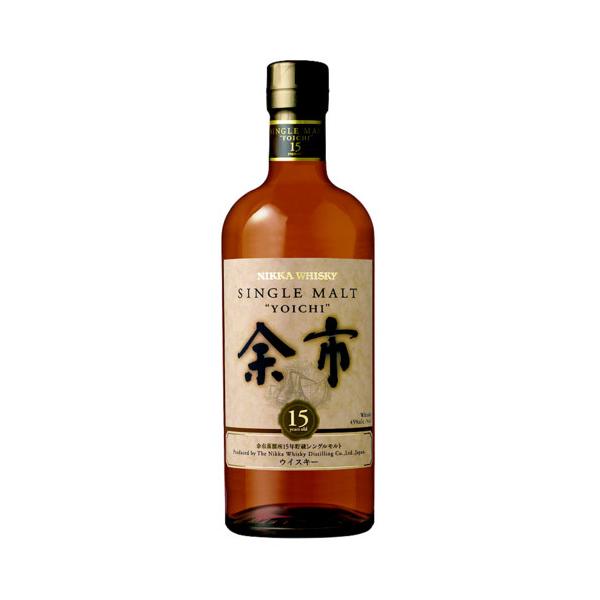 ニッカウヰスキー - 【箱付/未開封】ニッカ シングルモルト 余市 15年 YO-15Y 700ml 送料無料】ニッカ シングルモルト 余市15年 箱なし 45％ 700ml