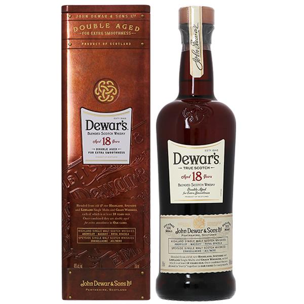デュワーズ18年 箱入 正規品 40％ 750ml スコッチウイスキー : 酒の