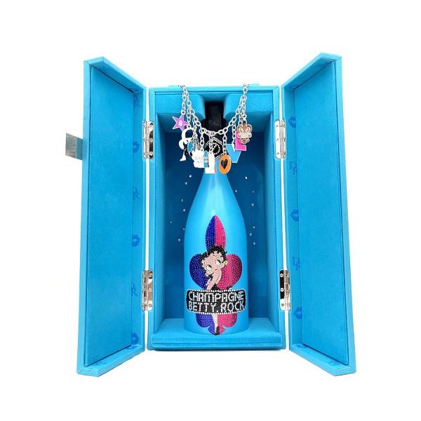 BETTY ROCK ブルー ベティちゃん D.ROCK シャンパン BETTY.ROCK BLUE - シャンパンD.ROCK