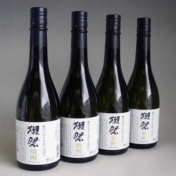 酒粕焼酎 獺祭 焼酎 39度 720ml 4本 ×箱無し ギフト包装不可 旭酒造 山口県  TH