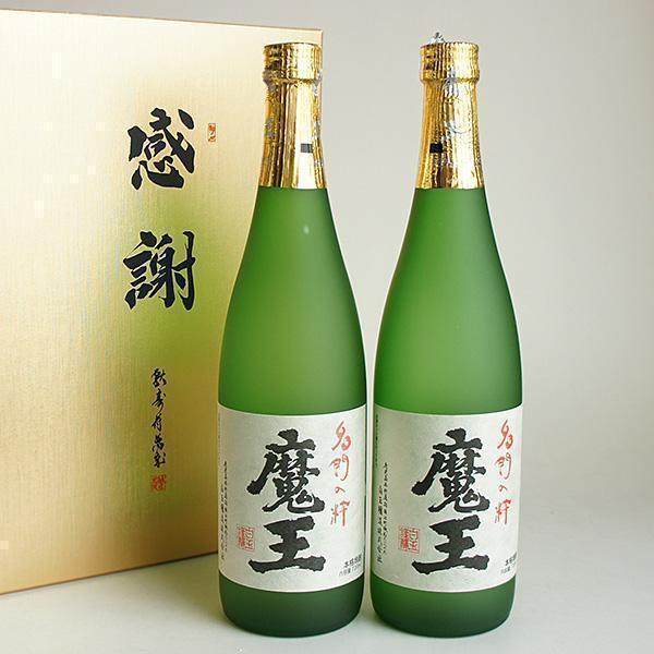 魔王 720ml 焼酎 2本セット ギフトボックス入り 楽天市場】P2