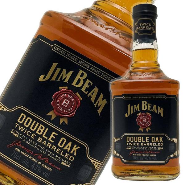 ジムビーム ダブルオーク　700ml　43度 並行輸入品
