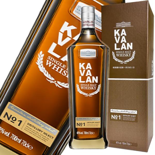カバラン　KAVALAN シングルモルトウイスキー 1000ml 40% KAVALAN（カバラン） ディスティラリー セレクト No. 1 700ml 40度