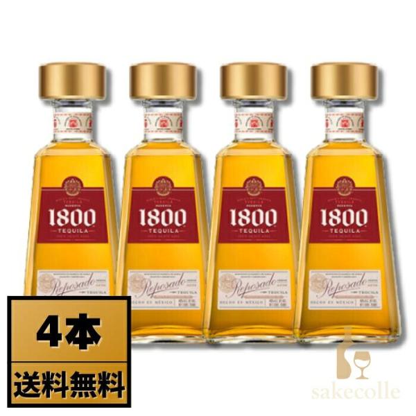 クエルボ 1800 レポサド テキーラ 4本 セット 750ml 40度 送料無料