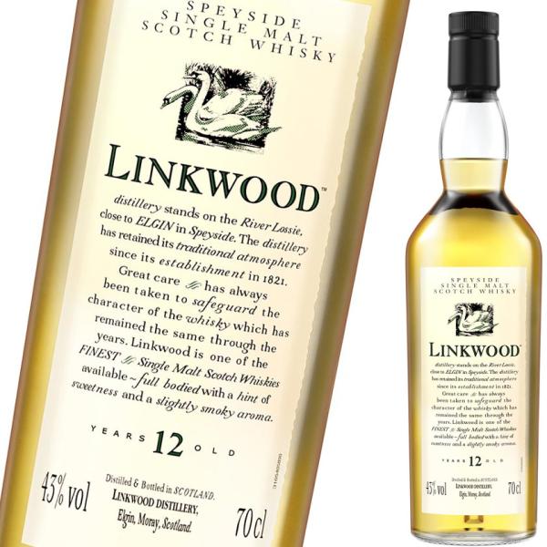 リンクウッド 12年 花と動物シリーズ 700ml 43度 スペイサイド シングルモルト スコッチ ウイスキー 洋酒