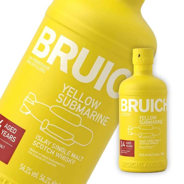 ブルックラディ 14年 イエローサブマリン 700ml 54.2度 箱付き アイラ スコッチ ウイスキー Bruichladdich