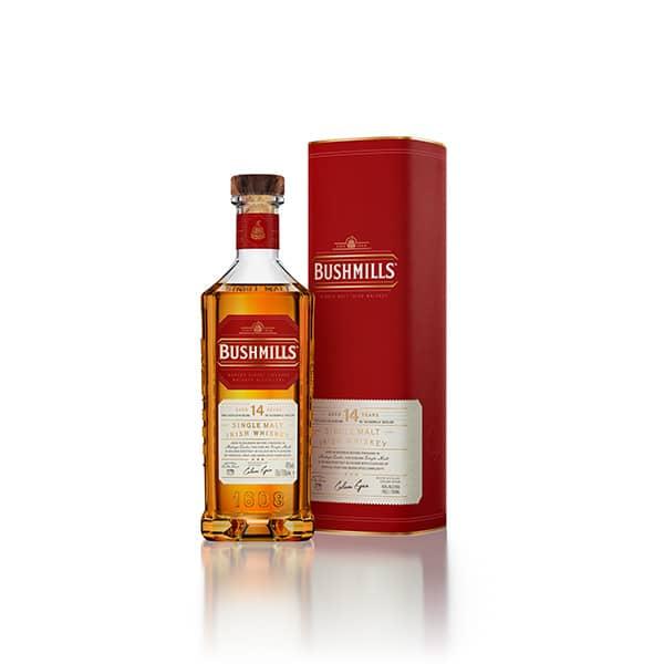 ブッシュミルズ 14年 シングルモルト 700ml 40度 アイリッシュ ウイスキー 洋酒