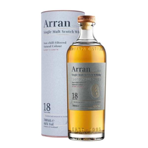 アラン 18年 (Arran 18 Year Old) 700ml 46度 箱付き シングルモルト スコッチ ウイスキー アラン島 シェリー樽 高級 洋酒 ギフト プレゼント 誕生日