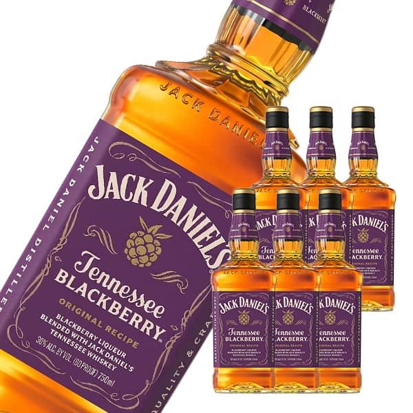 ジャックダニエル ブラックベリー 6本セット 700ml 35度 テネシー ウイスキー リキュール Jack Daniels