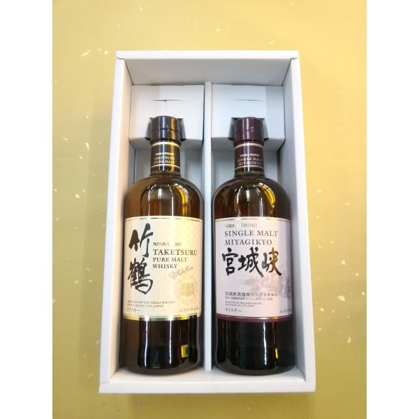 竹鶴ピュアモルトとシングルモルト宮城峡セット　ウイスキー sakehonpotauemon_805