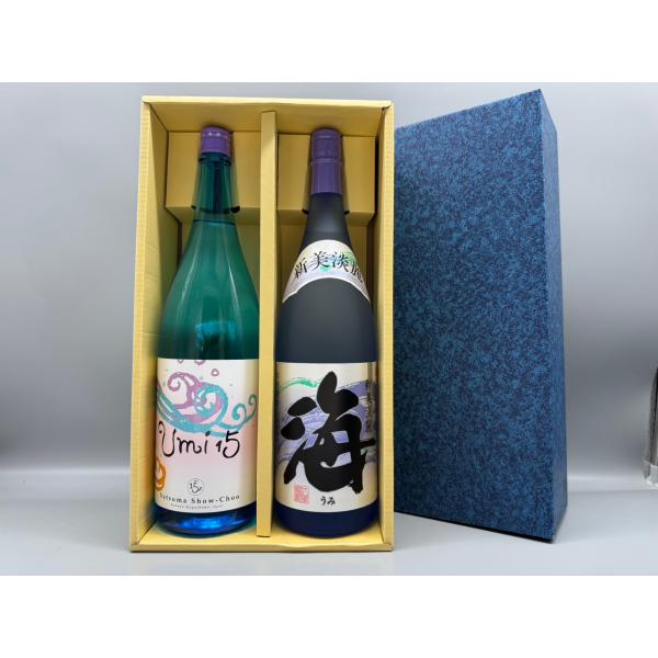【ギフトセット】前割り焼酎 Umi15・海1800ml　2本セット　ギフト箱入り