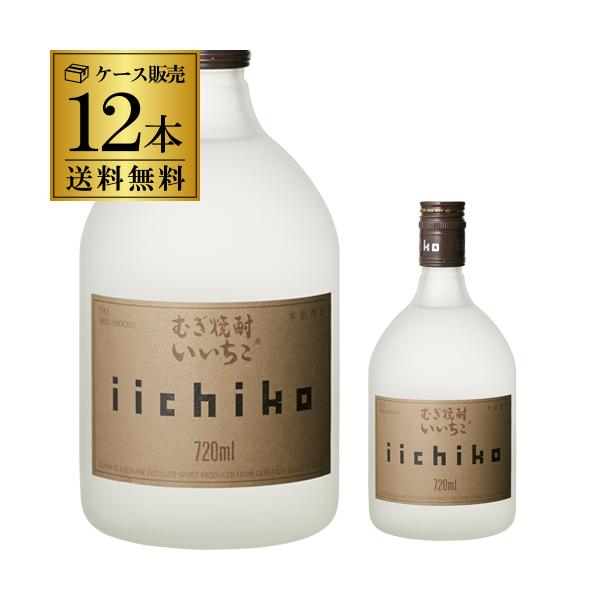 焼酎 麦焼酎 送料無料 ケース販売 いいちこ シルエット 25度 720ml×12