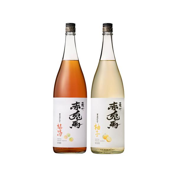 薩州 赤兎馬 梅酒＆柚子酒 1800ml 各1本 14度 飲み比べセット