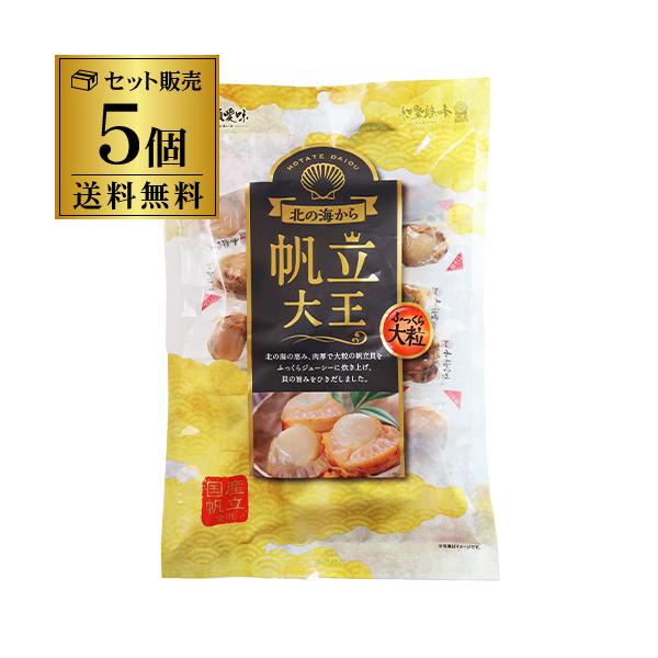 国産の肉厚なホタテを、ふっくらジューシーに炊き上げて、貝の旨味を引き出しました。お酒がもっと美味しくなる！とっておきのおつまみです。名称:魚介加工品原材料:帆立貝(国産)、砂糖、還元水あめ、食塩/調味料(アミノ酸等)、酸味料内容量:155g...