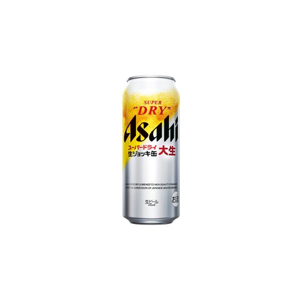 他サイト： アサヒ　スーパードライ　生ジョッキ缶大生　485ml×24缶（１ケース）の商品画像