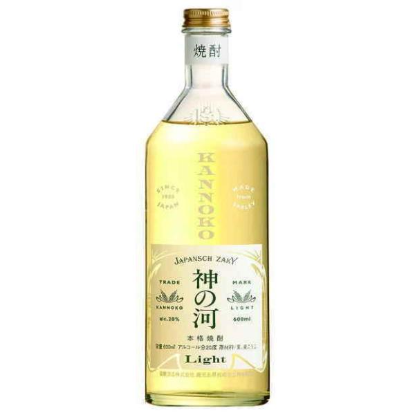 かんのこ専用 麦焼酎］12本まで同梱可 20度 神の河 Light 600ml