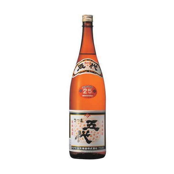 芋焼酎］9本まで同梱可 25度 さつま五代 1．8L瓶 1本 （1800ml