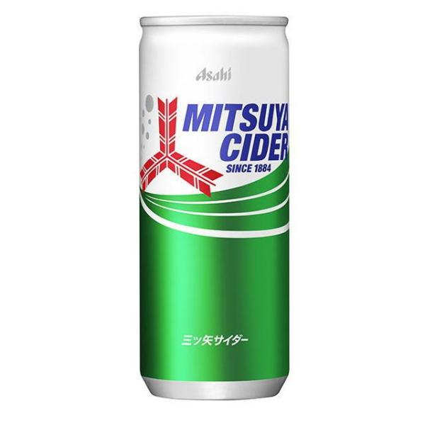 ［飲料］４ケースまで同梱可　アサヒ　三ツ矢サイダー　２５０缶　１ケース２０本入り（250 ml g）【２０本入り】