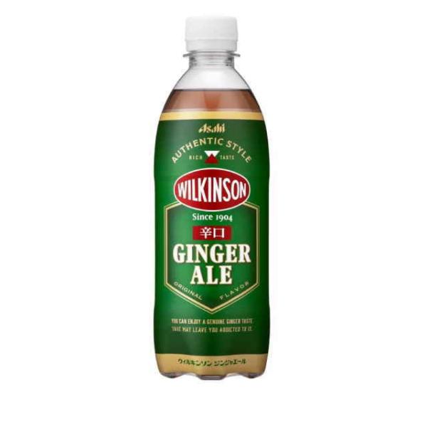 他サイト： ［飲料］２ケースまで同梱可　ウィルキンソン　ジンジャエール　５００ｍｌＰＥＴ　１ケース２４本入り（500ml 辛口 ジンジャーエール）アサヒ飲料の商品画像