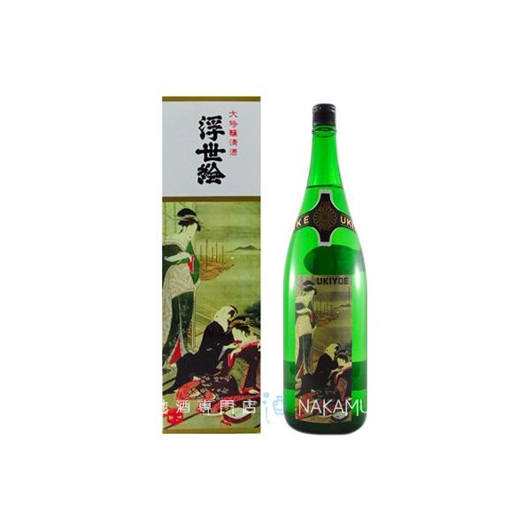 ダイヤ菊 大吟醸 浮世絵 1800ml 化粧箱入 長野県 地酒 日本酒 : 地酒